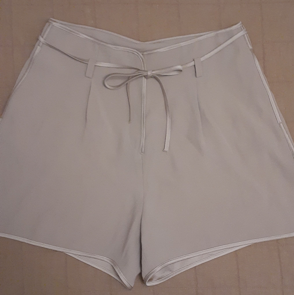 NWT Moncler Mini Shorts Satin Trim